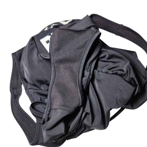 Motherhood Maternity Beach Bump One Piece Swimsuit Black Bathingsuit Modest S - Picture 12 of 14